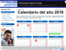 Tablet Screenshot of calendarios.net